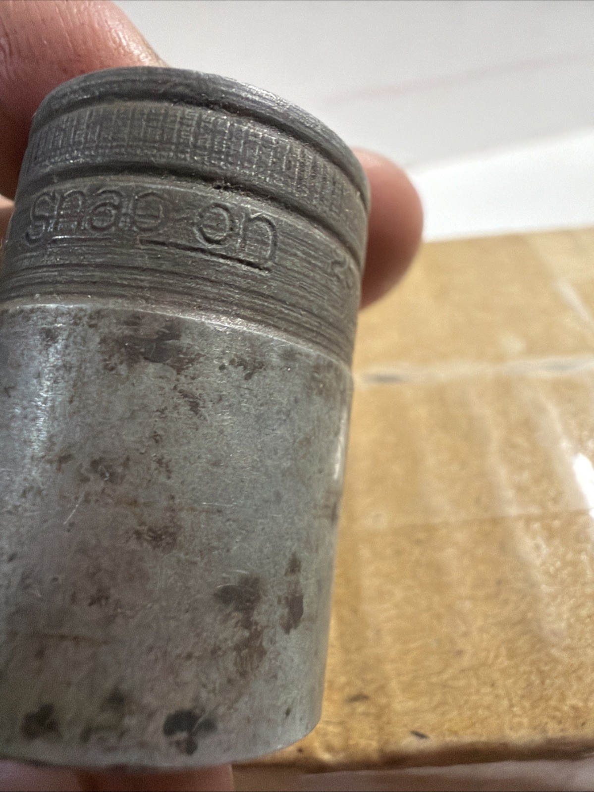 Vintage Snap-On 25/32″ SW250 12 point 1/2″ Dr Socket 1937 rare FORD factory logo
