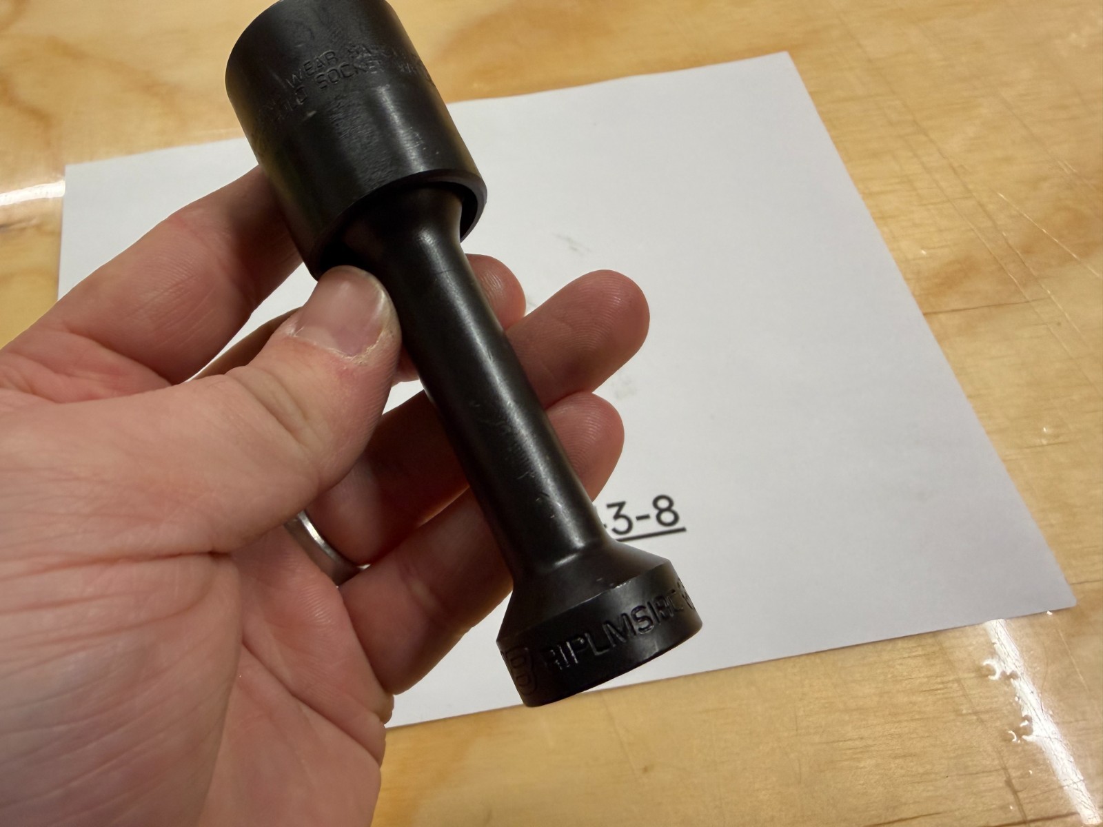 Snap-On Tools 1/2″ Drive 18mm Long-Reach Low-Pro. Swivel Impact Socket RIPLMS18C