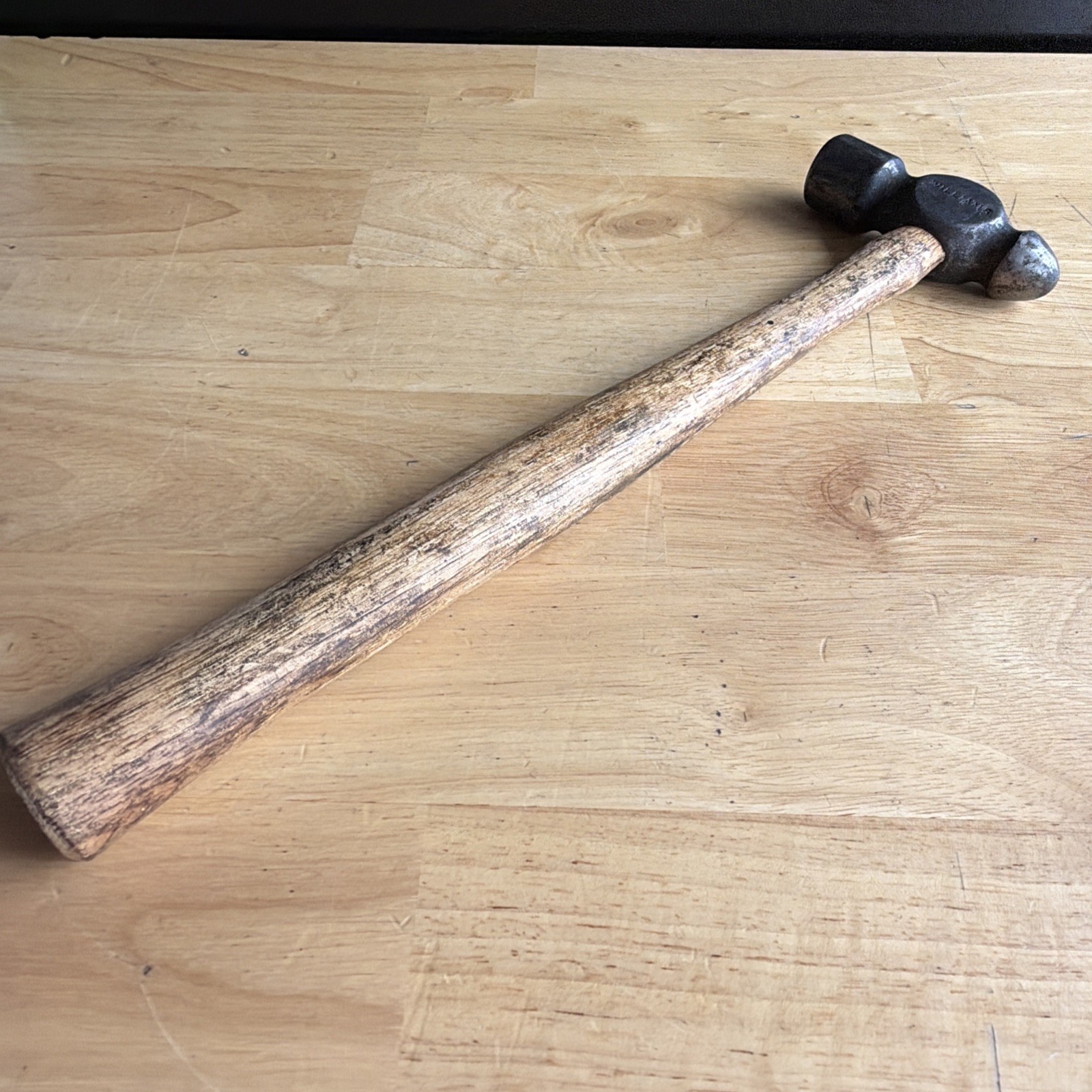 Williams Tools Ball Peen Hammer 1 lb. Total Weight Wood Handle HBP-2-0 READ!