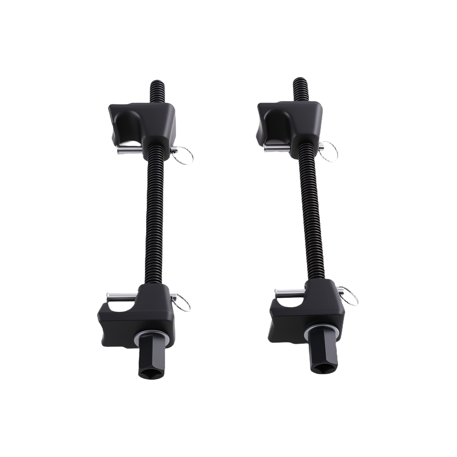 2pc Coil Spring Compressor Tools Kit For MacPherson Struts Shocks W/Detent Pins