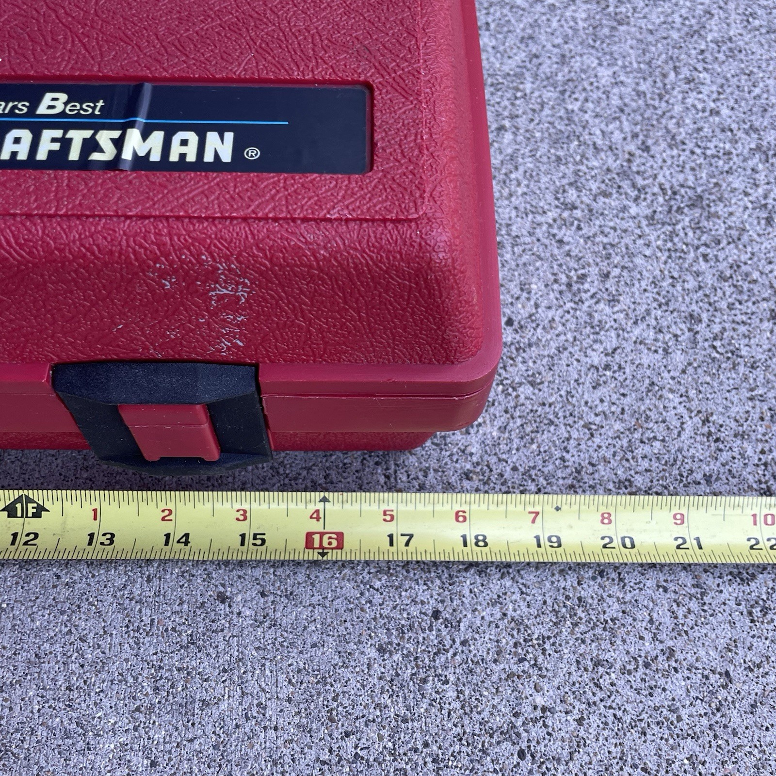 Vintage Sears Best Craftsman USA 18.5″ Red Permanex Tool Box Case
