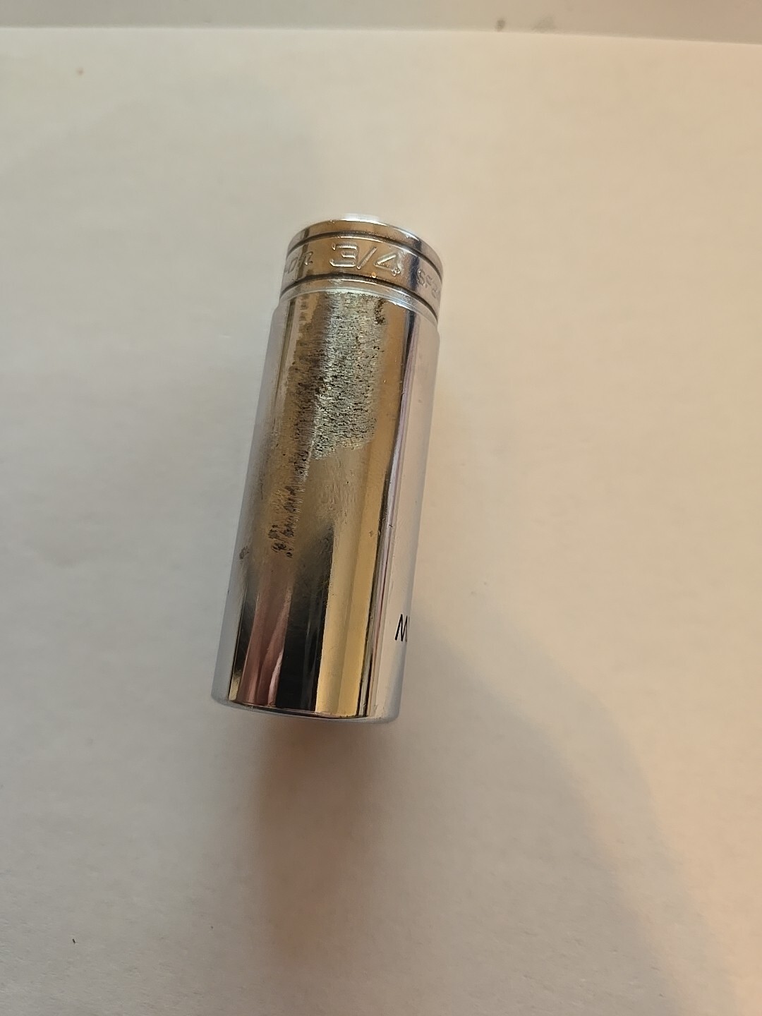 Snap On 3/8″ Drive 3/4″ 12PT SAE Deep Chrome Socket USA SF241