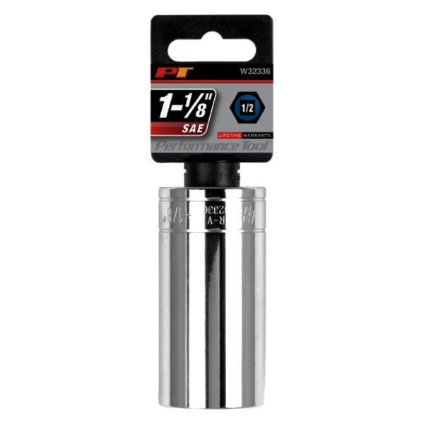 Performance Tool W32336 1/2″ Drive 1-1/8″ 6-Point SAE Deep Socket