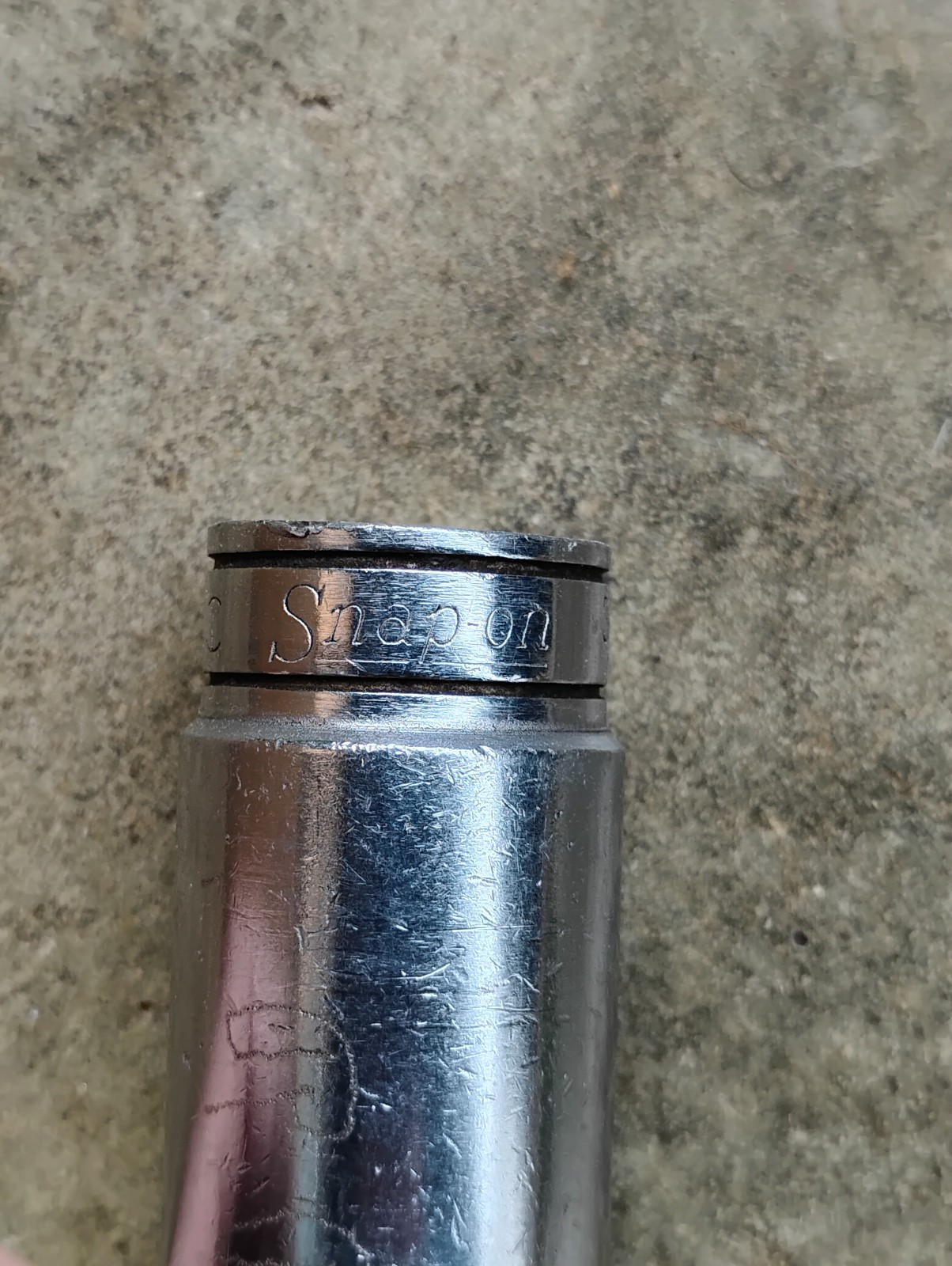 Vintage Snap-On SF-241 3/4″ Chrome Deep Socket 12 Point 3/8″ Drive, Made In USA