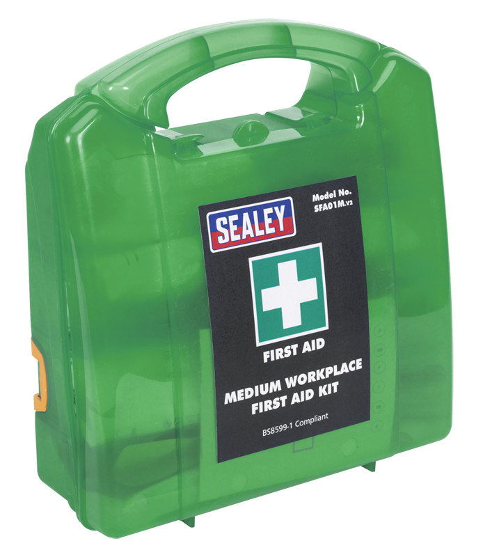 Sealey SFA01M First Aid Kit Medium – BS 8599-1 Compliant