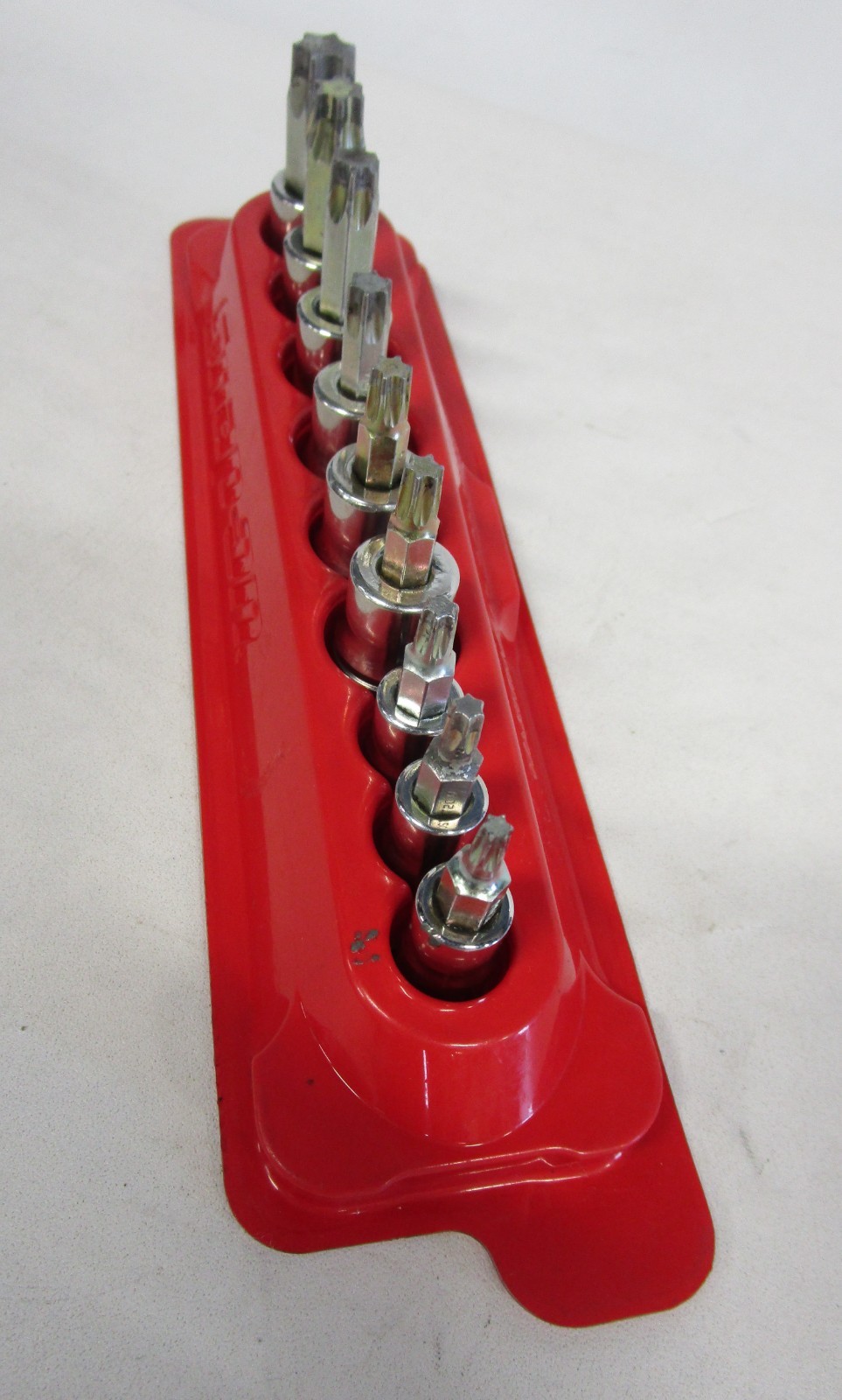 Snap On 9 pc Combination Drive TORX® Bit Heavy-Duty Removal Socket Set 209EFTXBY