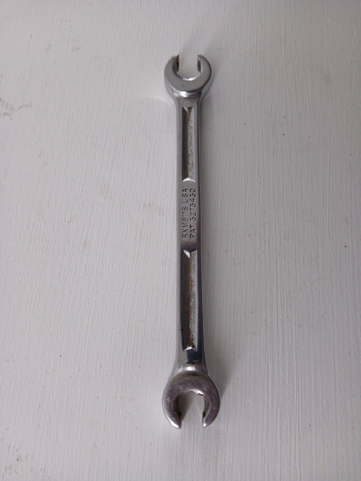 Snap-On 9mm x 11mm Double End Line Wrench Made In USA in Good Condition