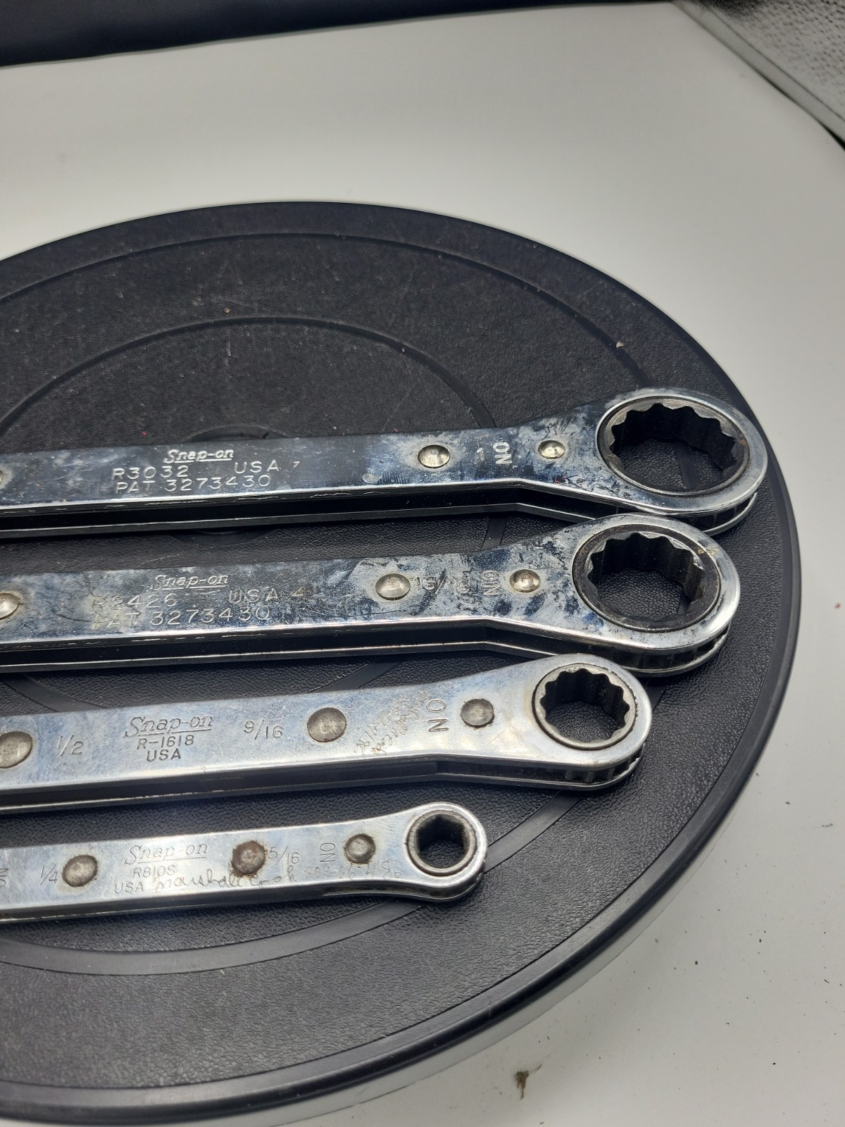 4Pc. Snap-On Tools 6 & 12 Pt. Ratcheting Box 1/4″ – 15/16 » Wrench Set