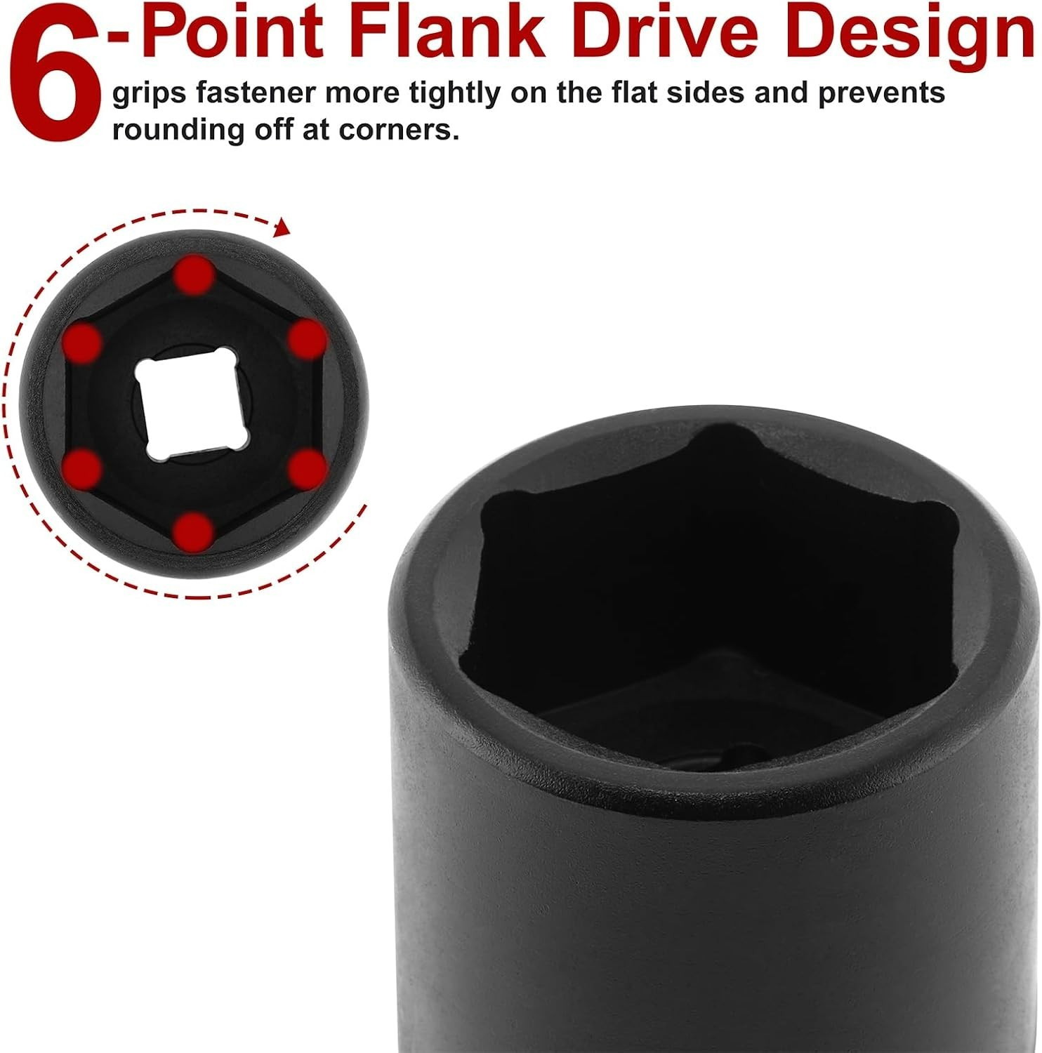 1-1/4″ CR-MO Impact Socket, 1/2″ Drive – Optimal Performance for Automotive Work
