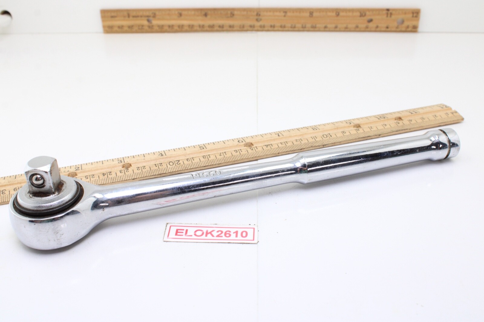 Master Mechanic P1660 1/2″ Drive Chrome Ratchet 10″ USA