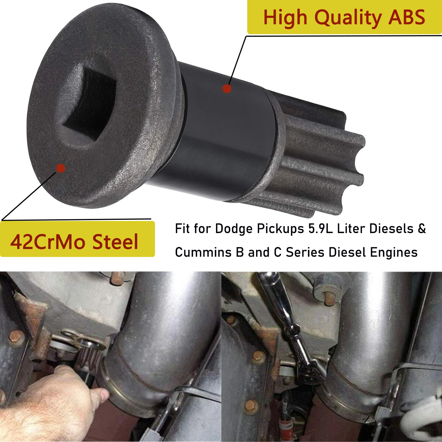 For Detroit Diesel Series 60 12.7L 14L Front Rear Crank Seal Installer J-35686-B