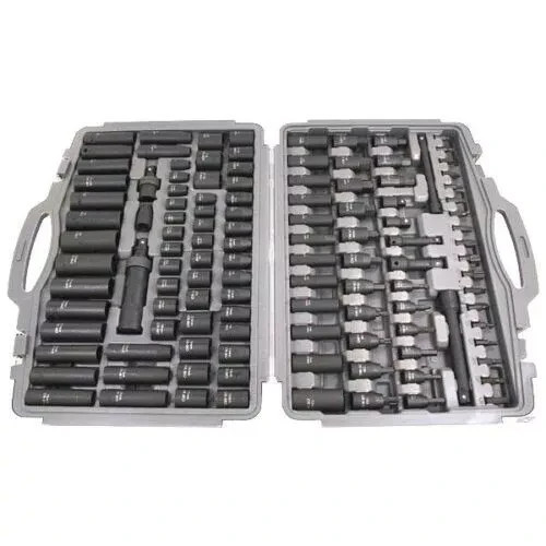 Impact Socket Set 119pc 1/2 and 3/8 Deep, Shallow, METRIC, IMPERIAL, HEX, TORX,
