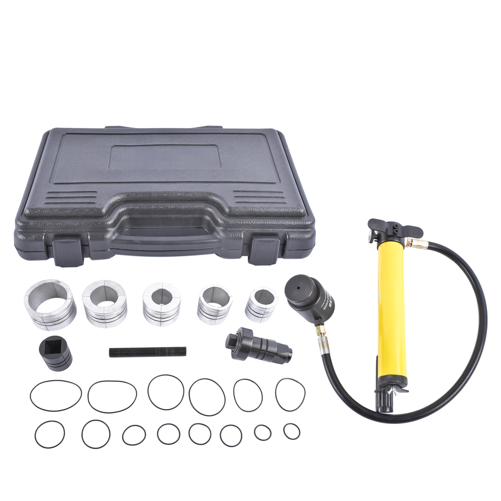 10 Ton Hydraulic Exhaust Pipe Stretcher Expander Kit w/ Collets 1-5/8″ to 4-1/4″