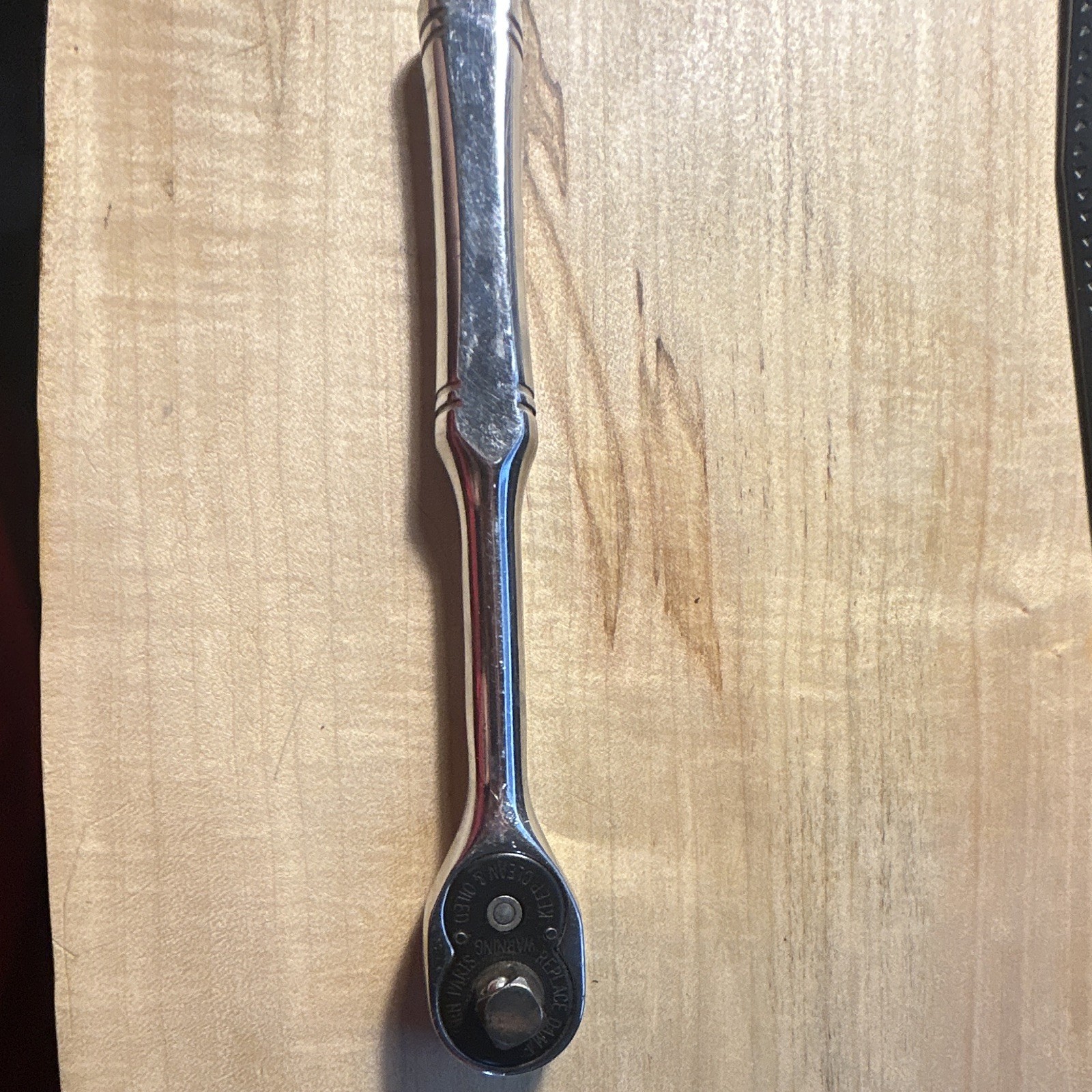 Vintage Armstrong 3/8 Ratchet. See Pics For Condition. No-11-903