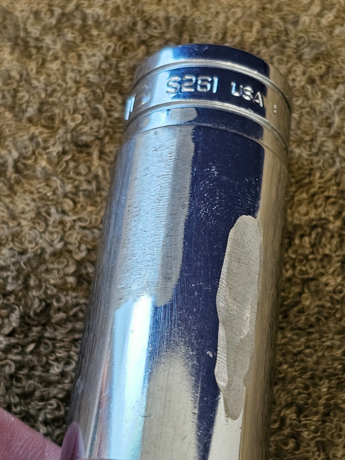 Snap On S261 13/16″ Socket 1/2″ Drive 12 Point SAE USA Deep Well Spark Plug