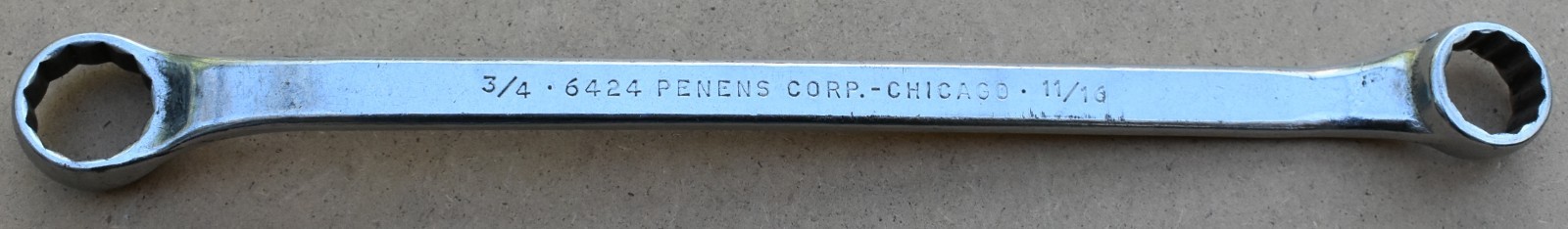 PENENS CORP/PLOMB 6424, 11/16″ x 3/4″ 12-POINT DOUBLE BOX END COMBINATION WRENCH