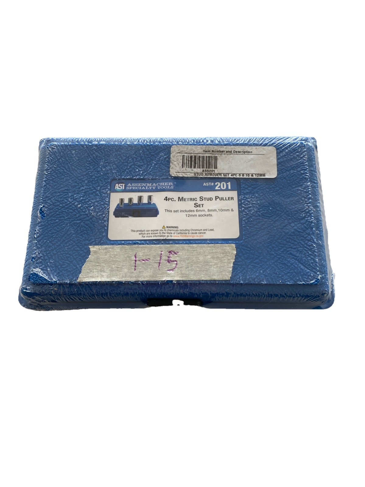 Assenmacher Specialty Tools 4pc. Metric Stud Puller Set 