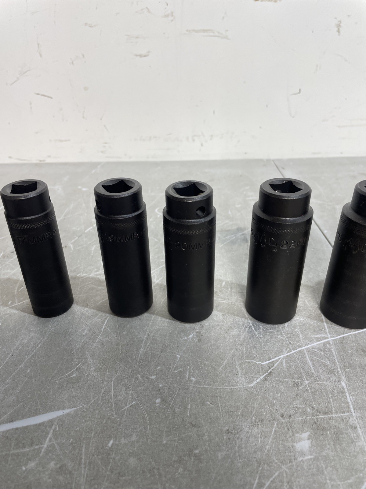 mac tools vdp6 & vp6 1/2” drive impact socket lot
