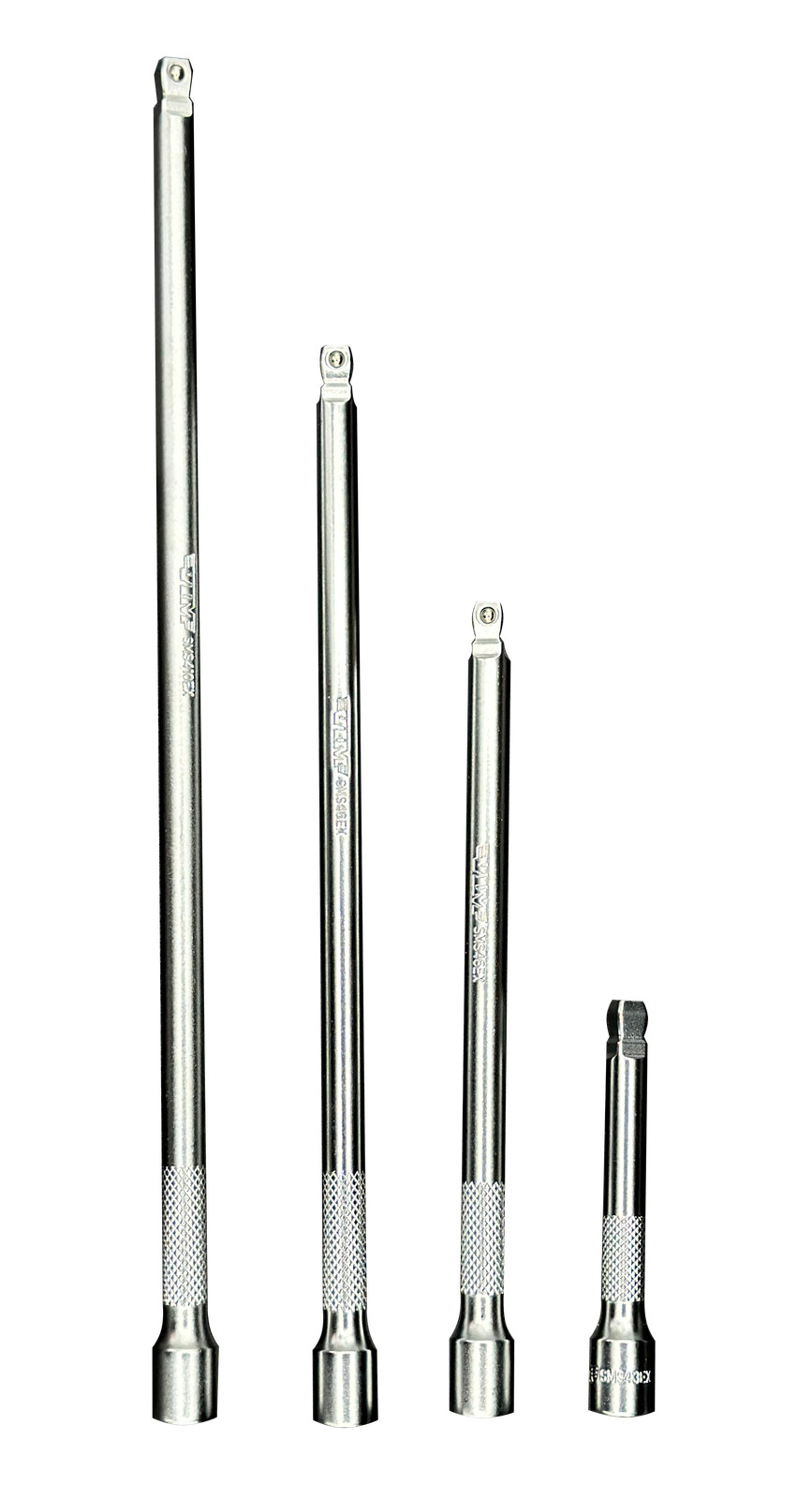 VIM Tools 4-Piece 1/4″ Drive Wobble Extension Set WEX400