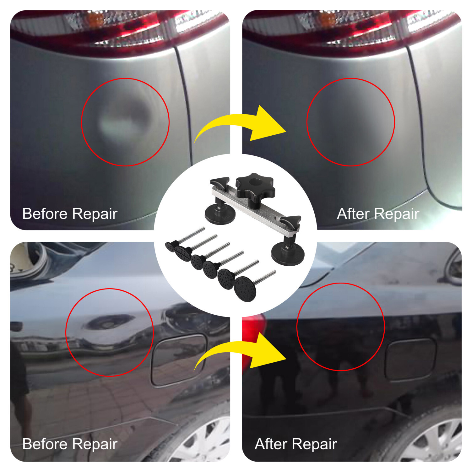 PDR Full Set Tool Dent Repair Kit Paintless Dent Removal Tools Dent Puller Kit