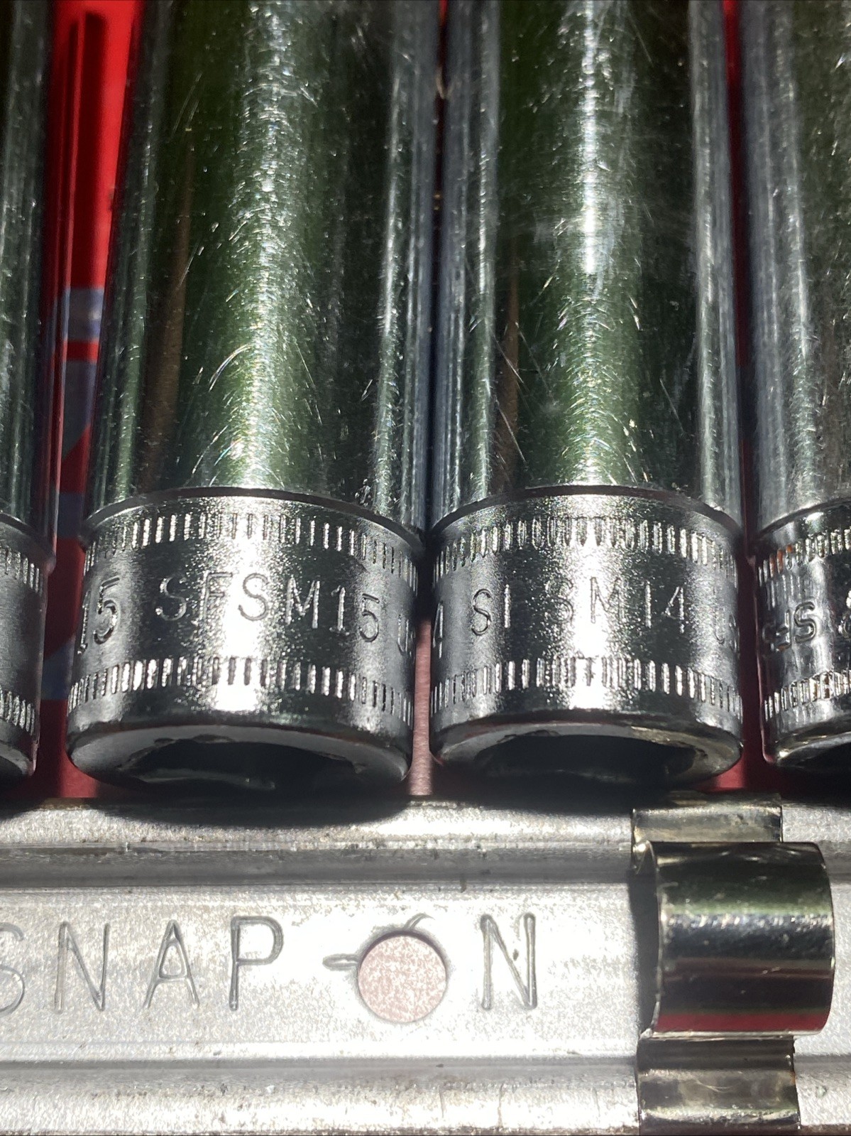 SNAP-ON metric socket set 11pc. 9mm-19mm Good Condition
