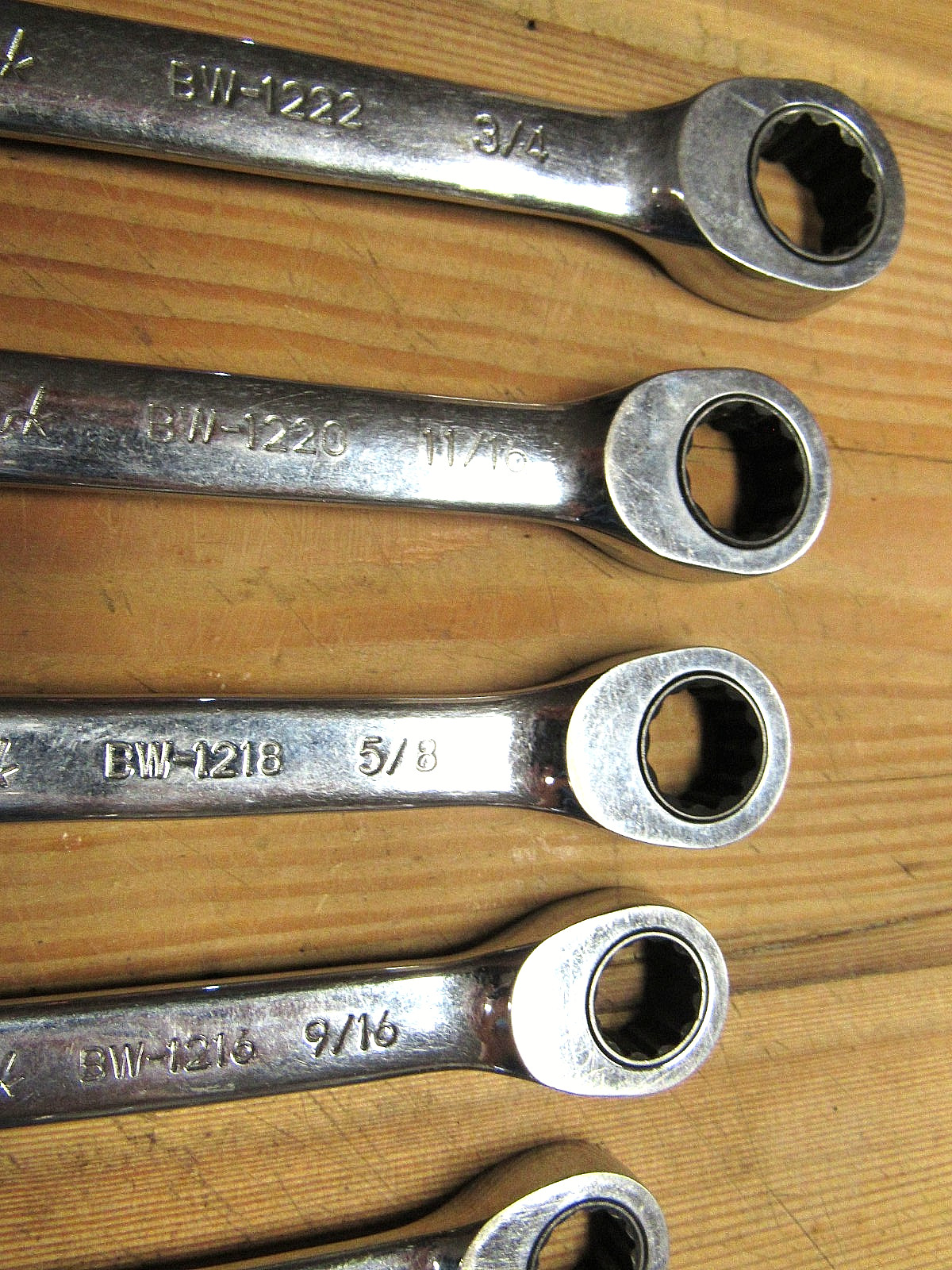 Blackhawk Ratchet Wrench Combination 7 Piece Set GOOD Condition