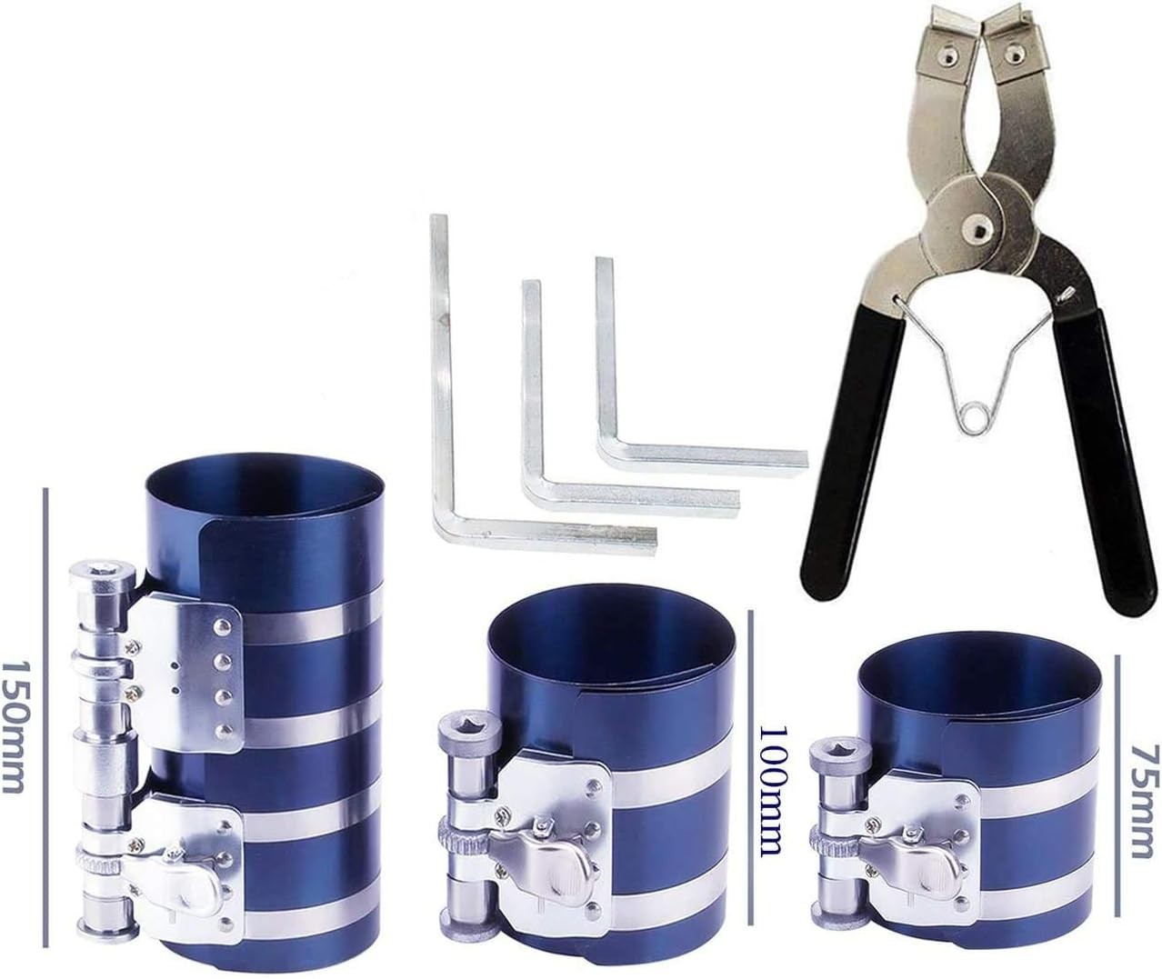 piston ring compressor tool Service Set,Car Engine Piston Ring Compressor Too…