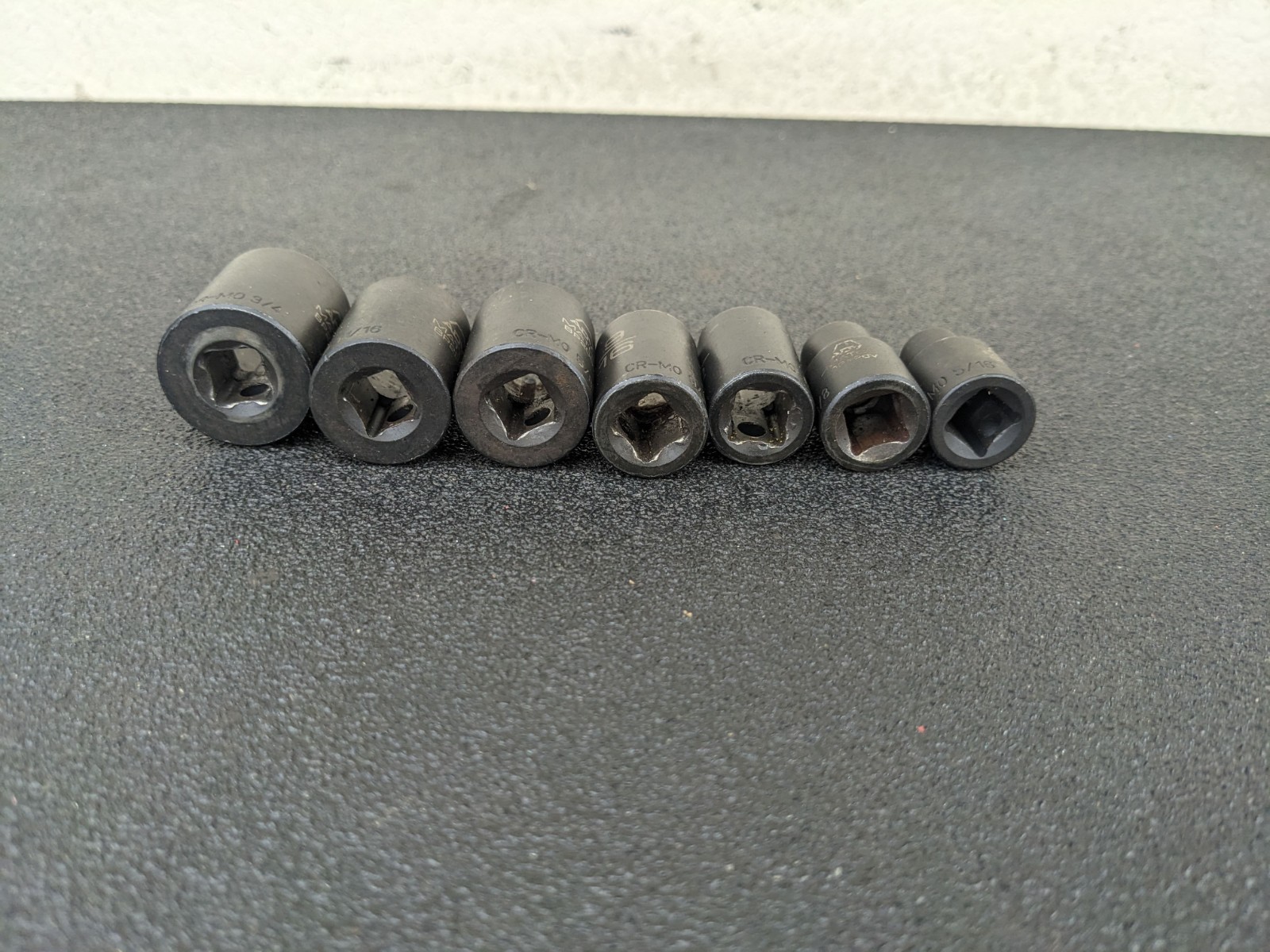 #bo194 Matco ADV 3/8″ Drive SAE Shallow Impact Socket Set