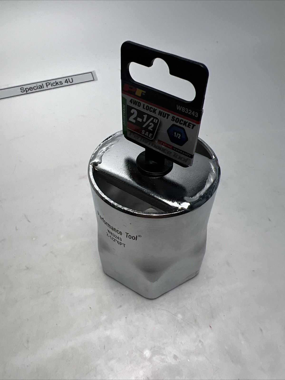 Performance Tool W83243 1/2 Drive Lock nut Skt 2-1/2 Inch Hex