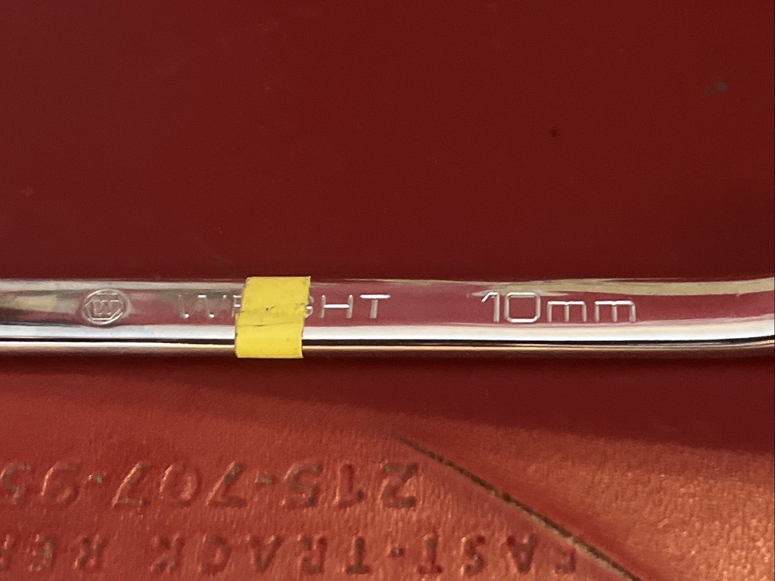 Wright Tool 10 mm Combination Wrench, Metric, Polished Chrome, 10 mm, 12-Point
