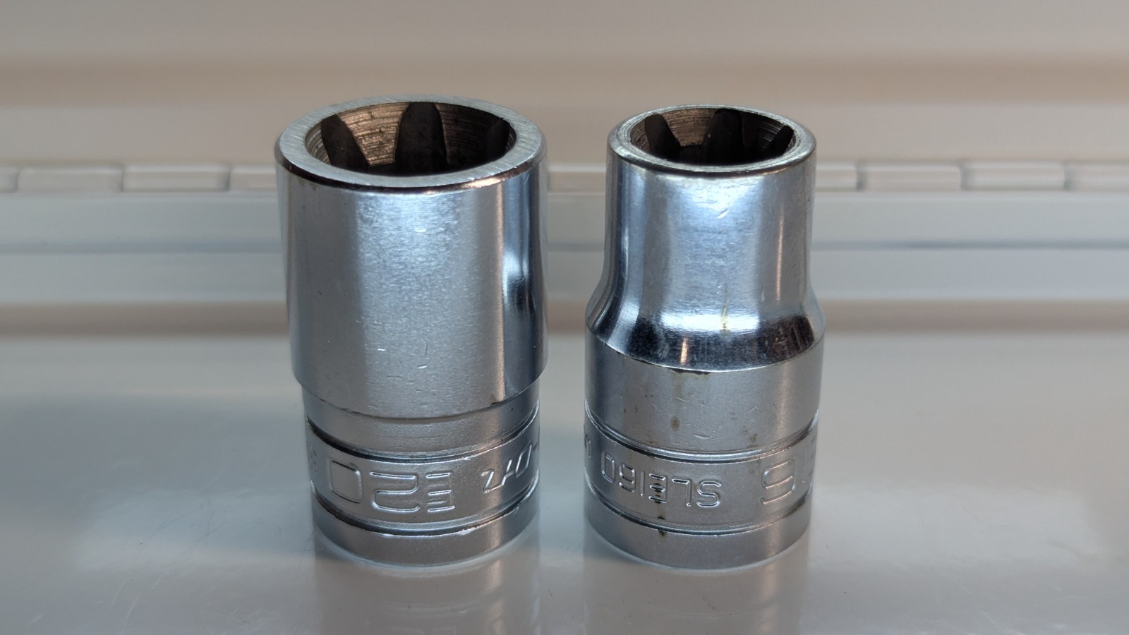 Snap-on SLE200 E20 & SLE160 E16 External Torx Socket Set Lot USA E-Torx Star