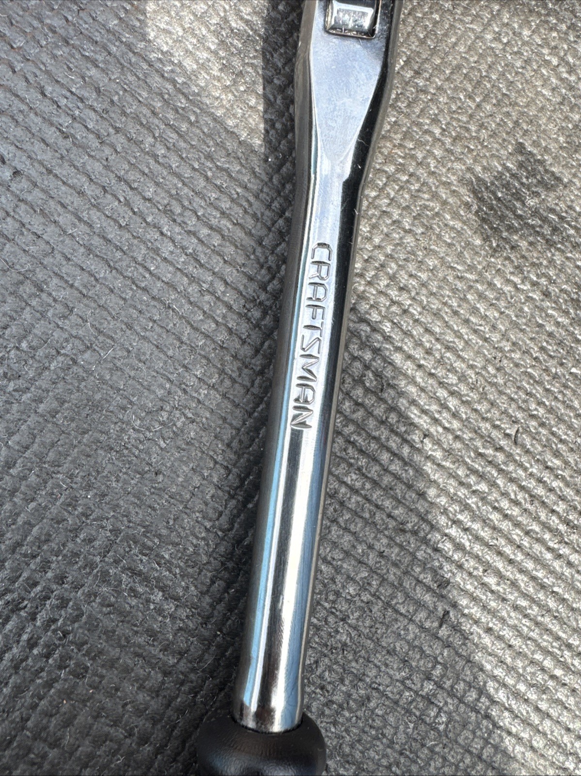 Sears Craftsman 12″ Flex Head Ratchet 3/8″ Drive Black 44836 Stickered USA Nos