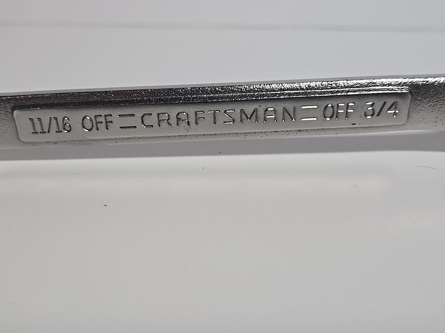 Craftsman Double Box End Ratcheting Wrench 11/16″ & 3/4″ 42593 inv. V’s code USA