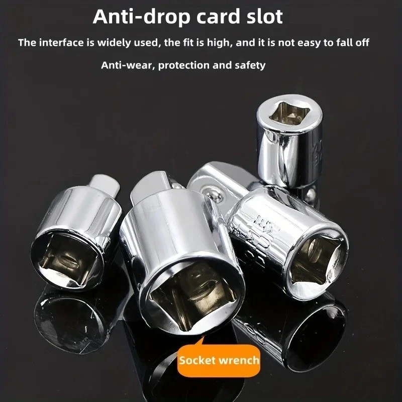 6Pcs Impact Adapter Reducer Socket Converter Set 3/4 1/4 3/8 1/2″ Female to Male