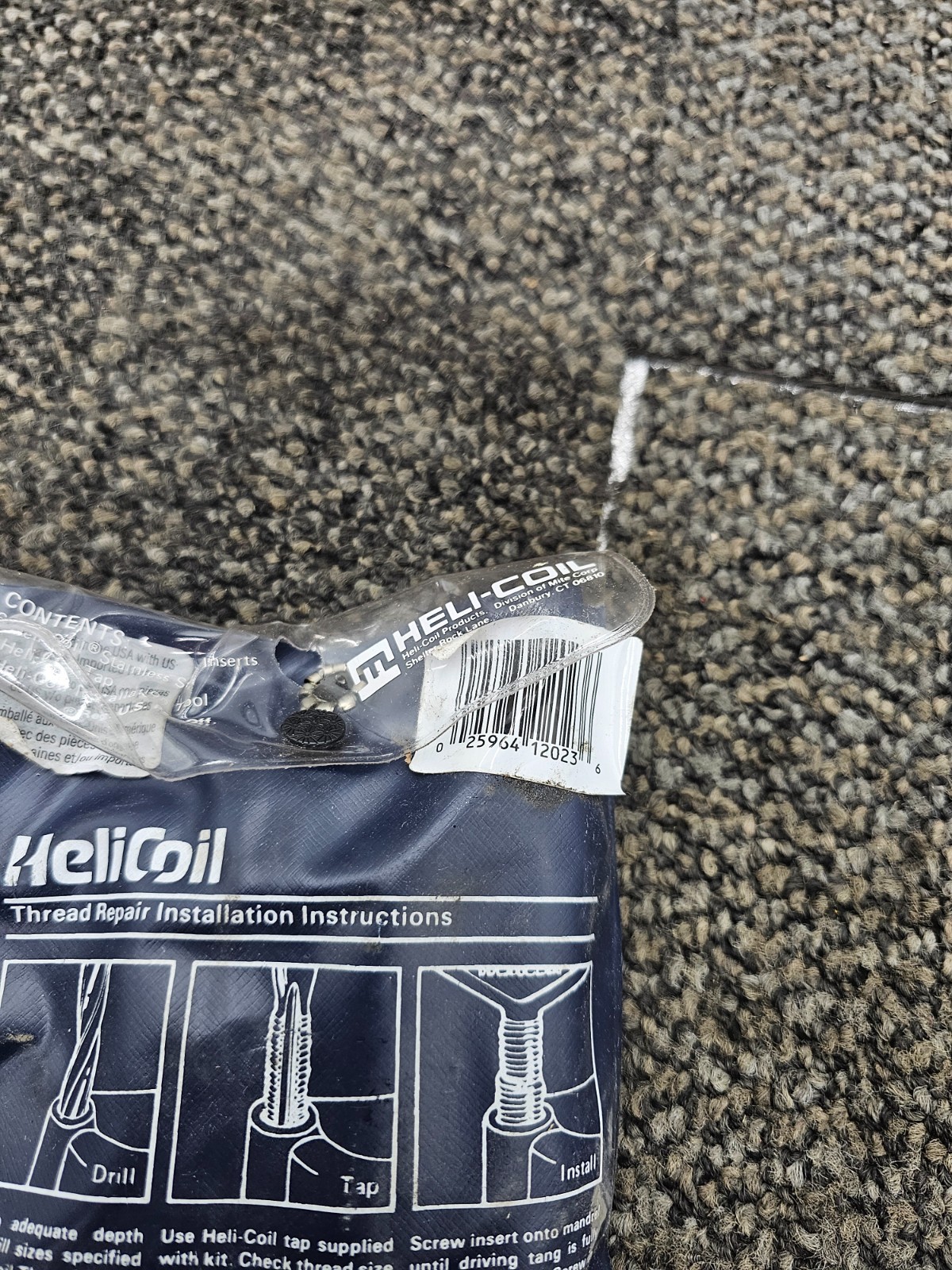 HeliCoil 5544-14 Metric Fine Thread Repair, M14-1.50 Internal Thread Size