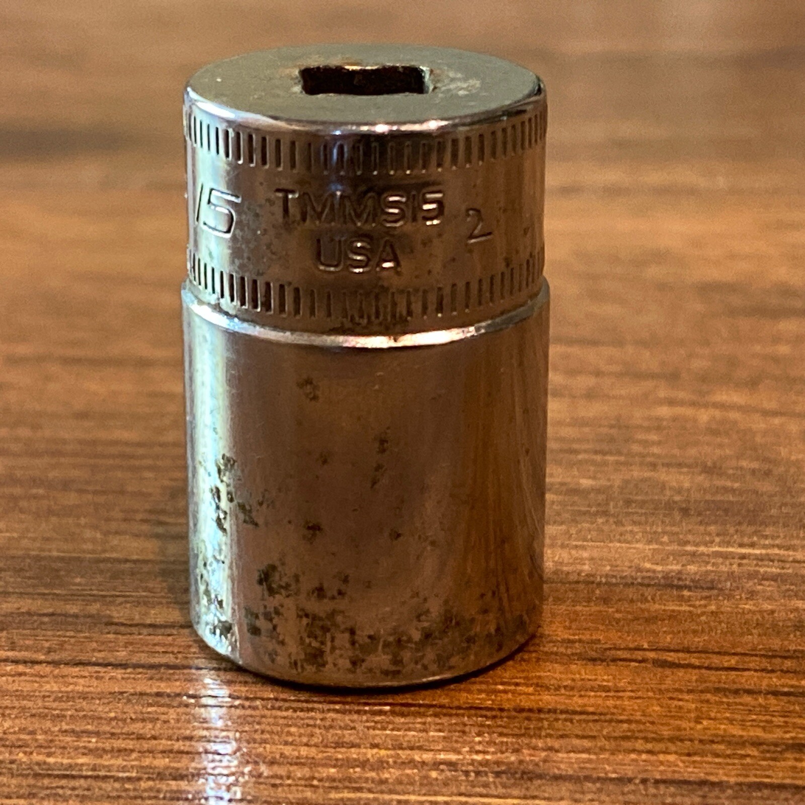 Snap On 15mm Semi Deep Socket 1/4″ Drive 6 Point TMMS15 USA
