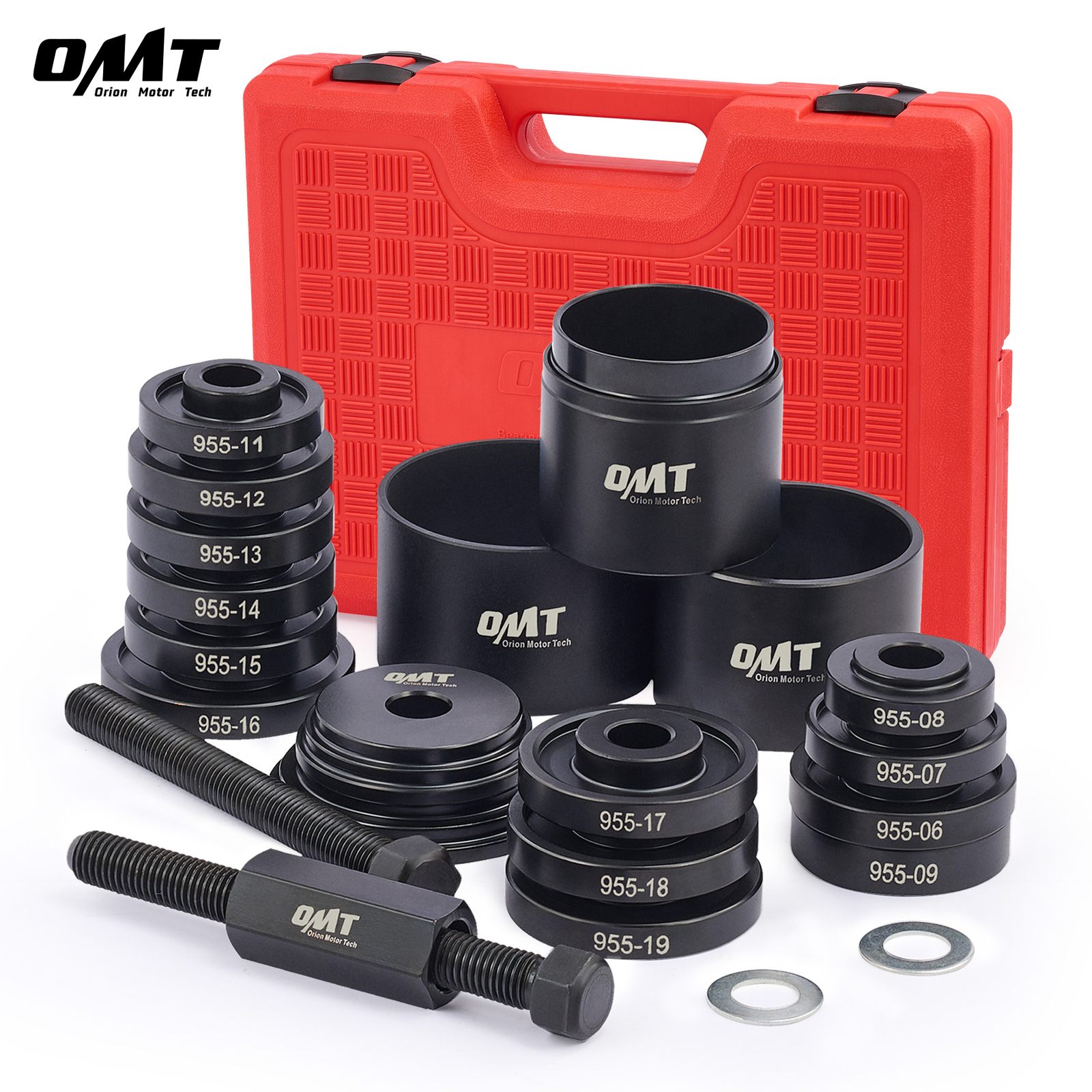 OMT 23pc Front Wheel Bearing Press Kit for Wheel Bearing Removal & Installation