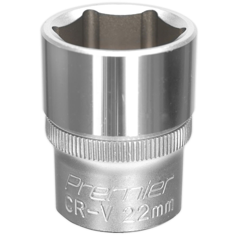 Sealey S1222 Walldrive Socket 22mm 1/2″sq Drive