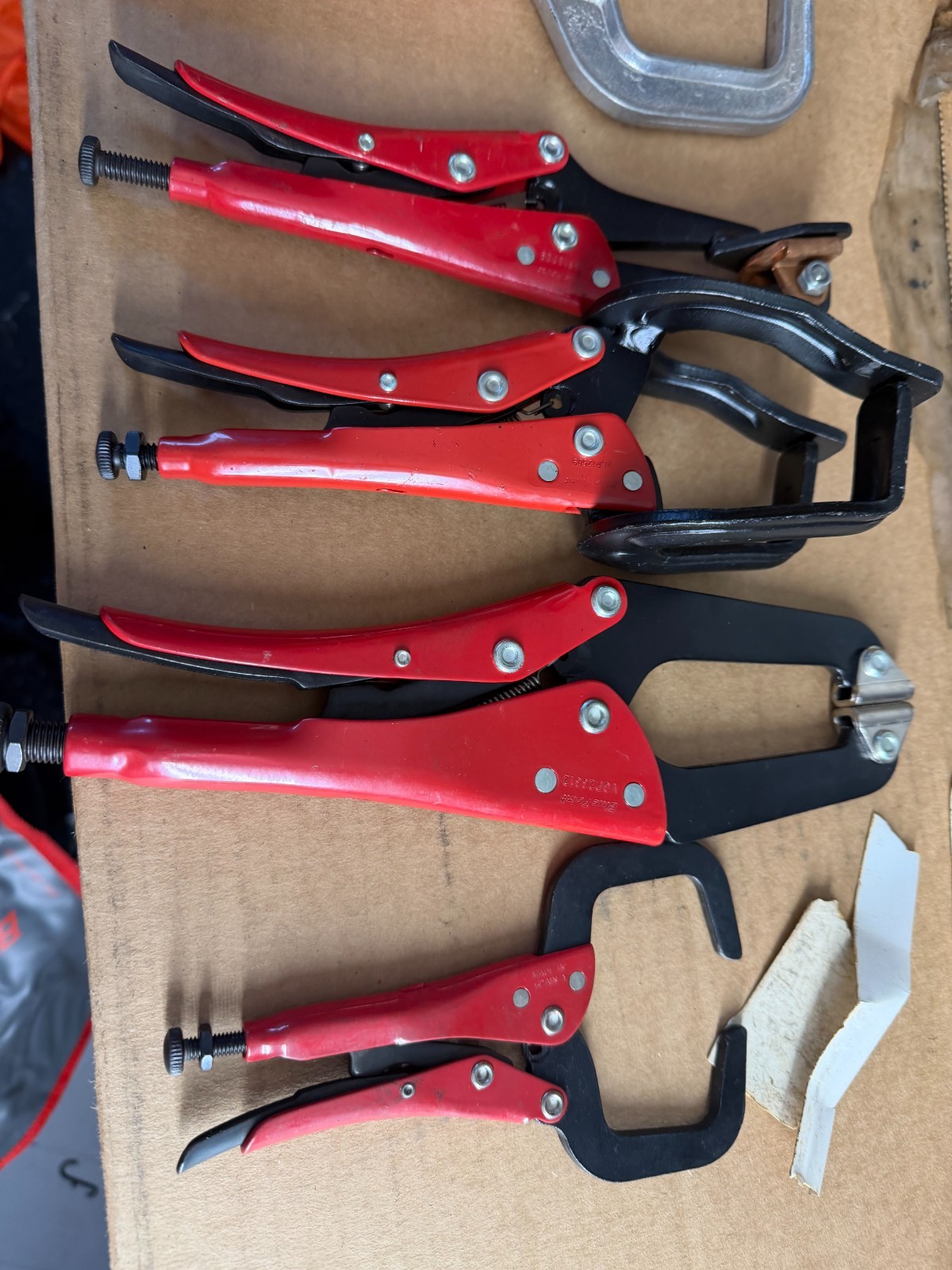 Blue Point Locking U-Clamps set of 6 made in spain