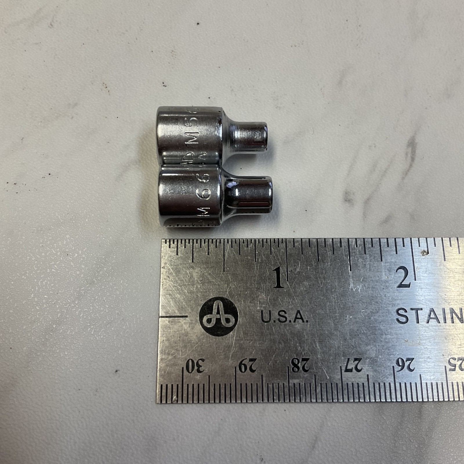 Mac Tools M56 (5/32″) & M66 (3/16″) Shallow Sockets 1/4″ Drive 6 Point USA