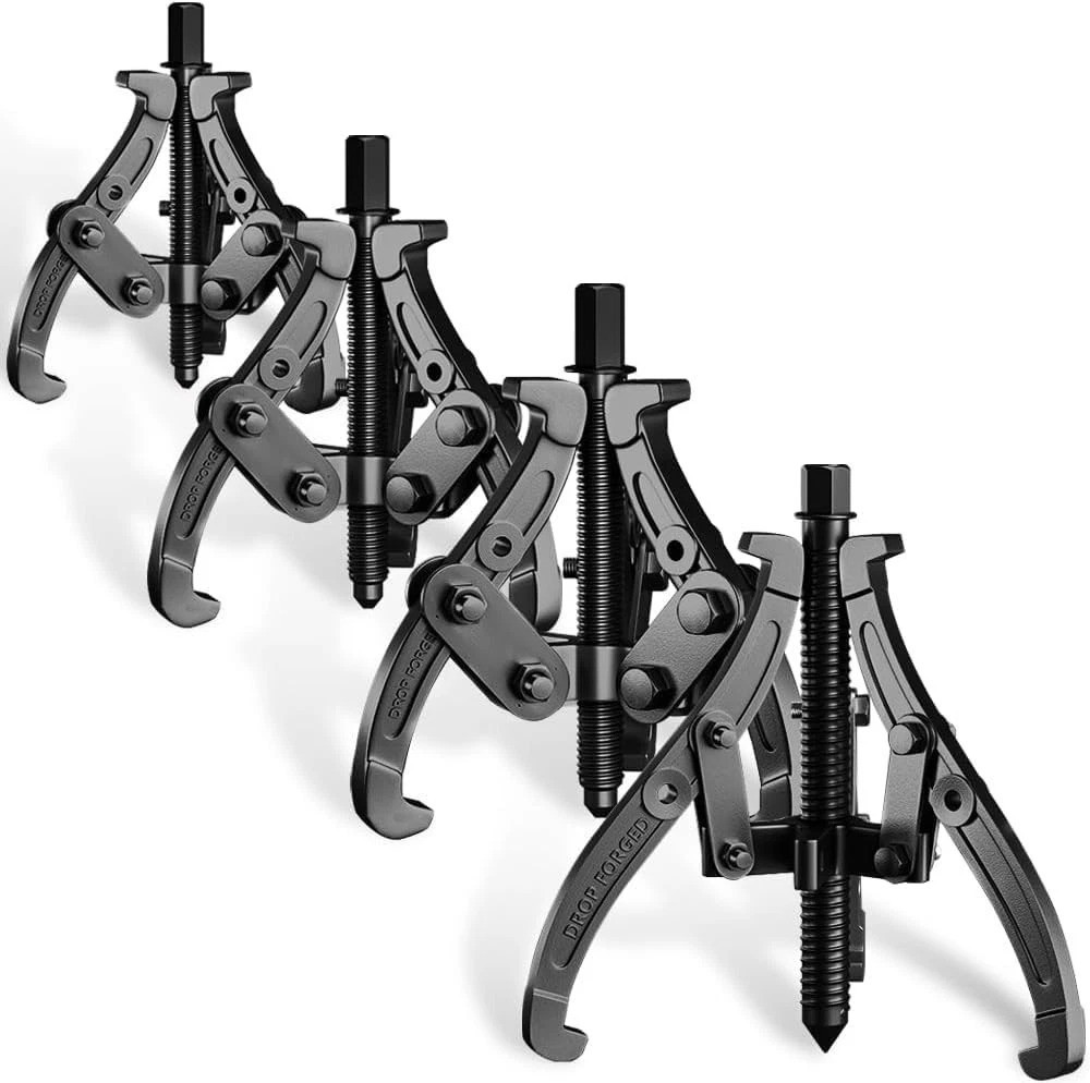 3» 4» 6» 8» Set, 3 Jaw Bearing Puller with Reversible Jaws, 2 Jaw / 3 Jaw…