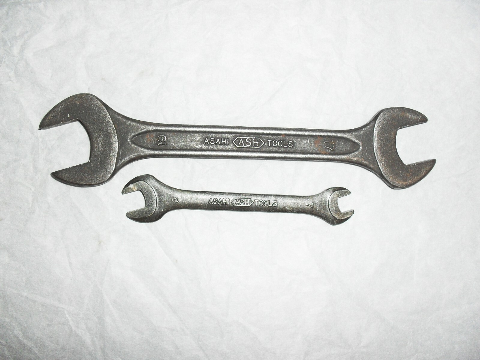 ASAHI SPANNERS ASH TOOLS SIZES; 19×17 & 8×7