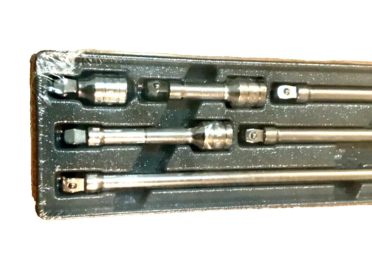 Snap-on 3/8″ drive 6pc Knurled Wobble Extension Set 206AFXW USA Sealed NEW