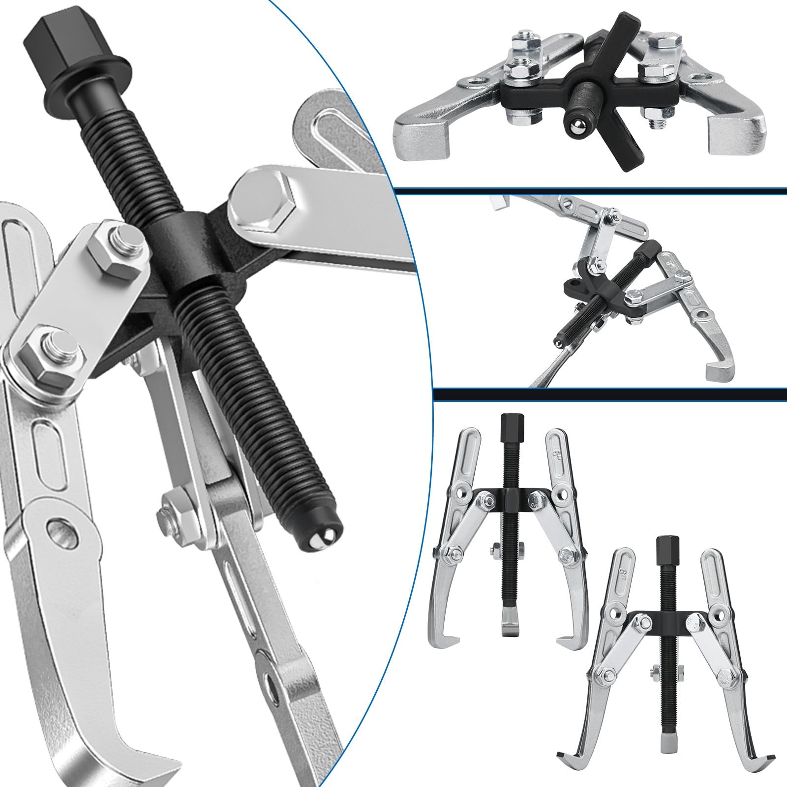 12” Bearing Puller 50300mm, 2/3 Arm Outer/Inner Puller Set, Ball Bearing Puller…