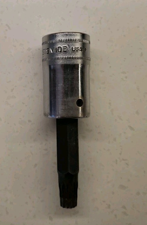 STSM10B ~ Snap-On ~ 1/2″ Drive Metric 10 mm Standard Triple Square ~ Made in USA