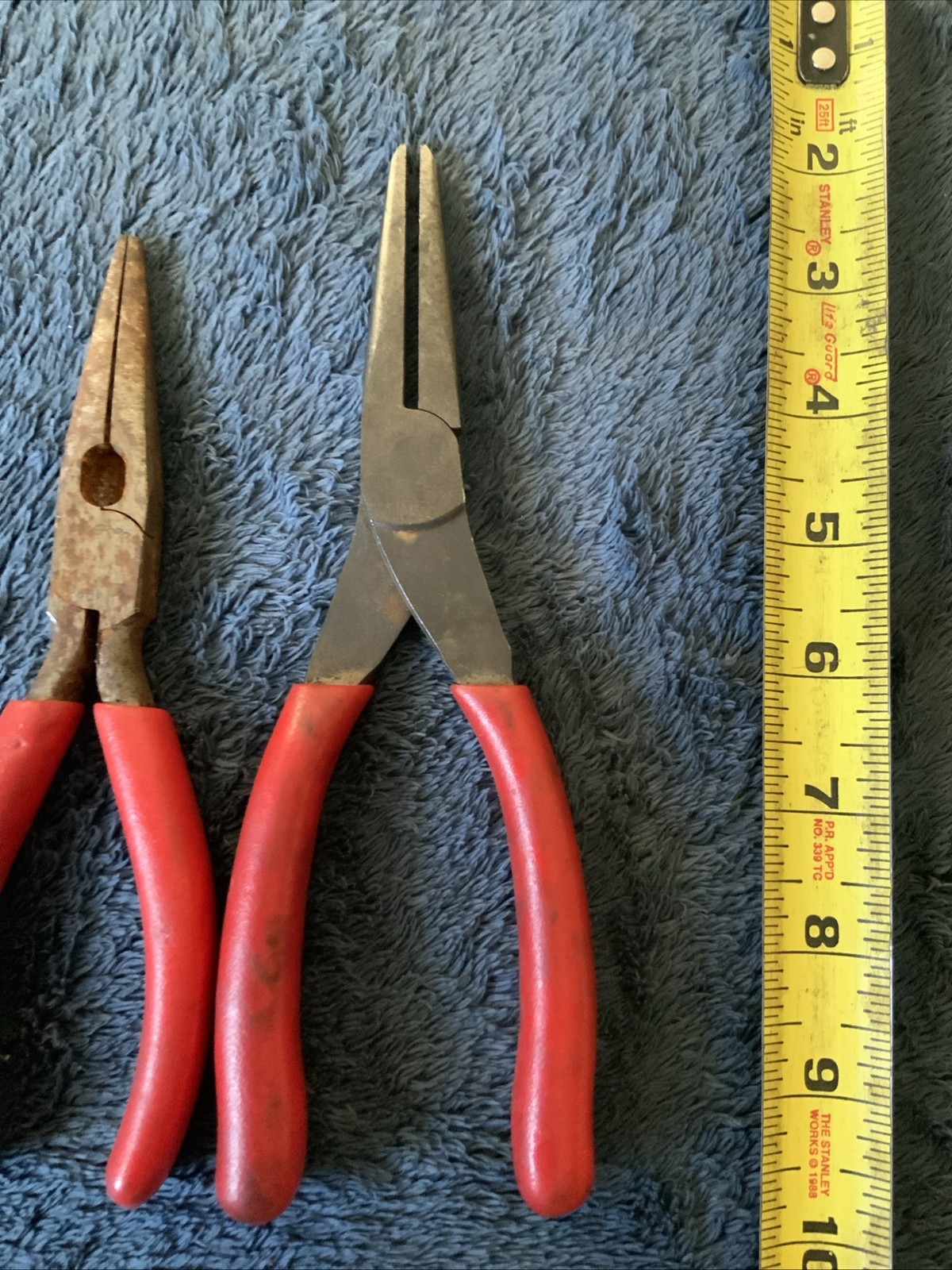 Snap On 2pc Needle Nose Pliers….surface Rust…both Work…..
