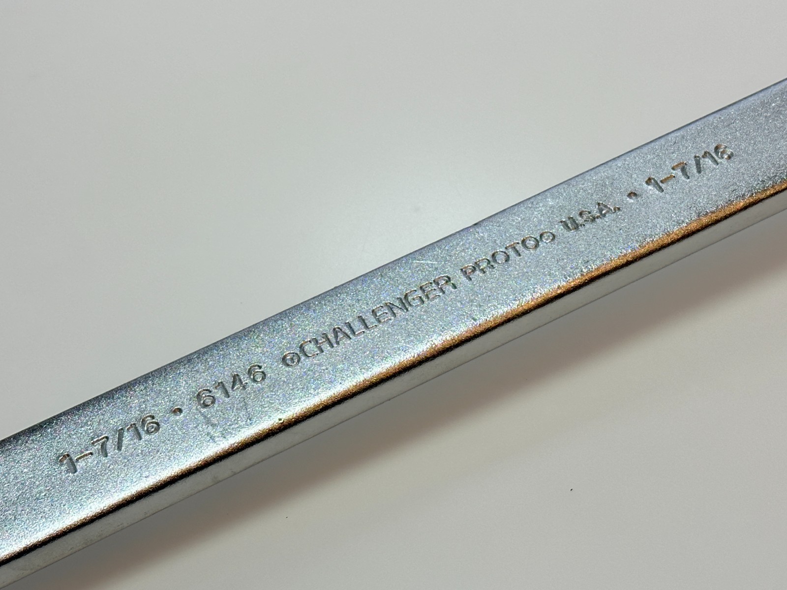 NEW Proto CHALLENGER USA 1246 SAE 1-7/16″ Combination Wrench – 12 Point (NOS)