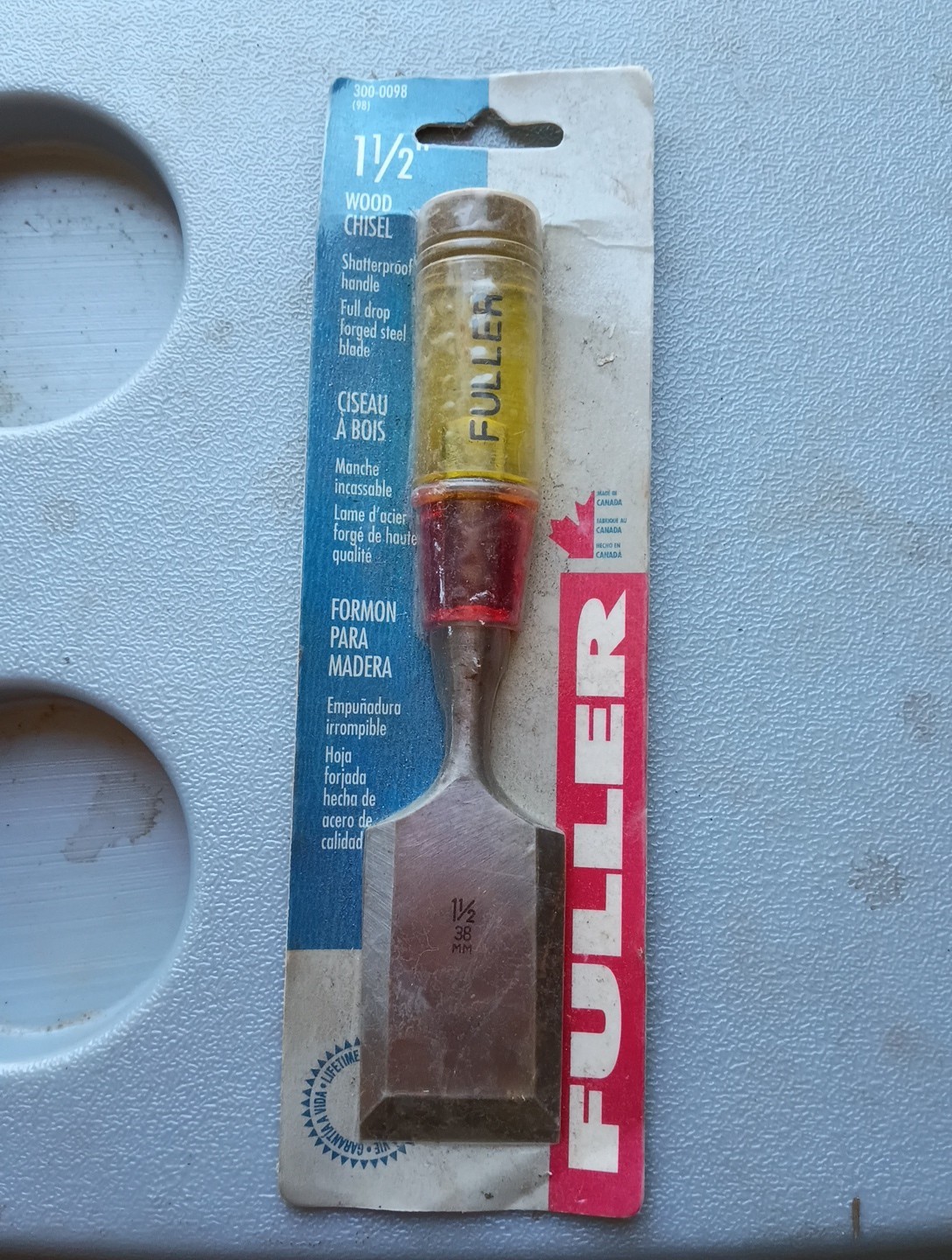 Fuller 1-1/2″ Wood Chisel 300-0098 38mm New Old Stock – Canada