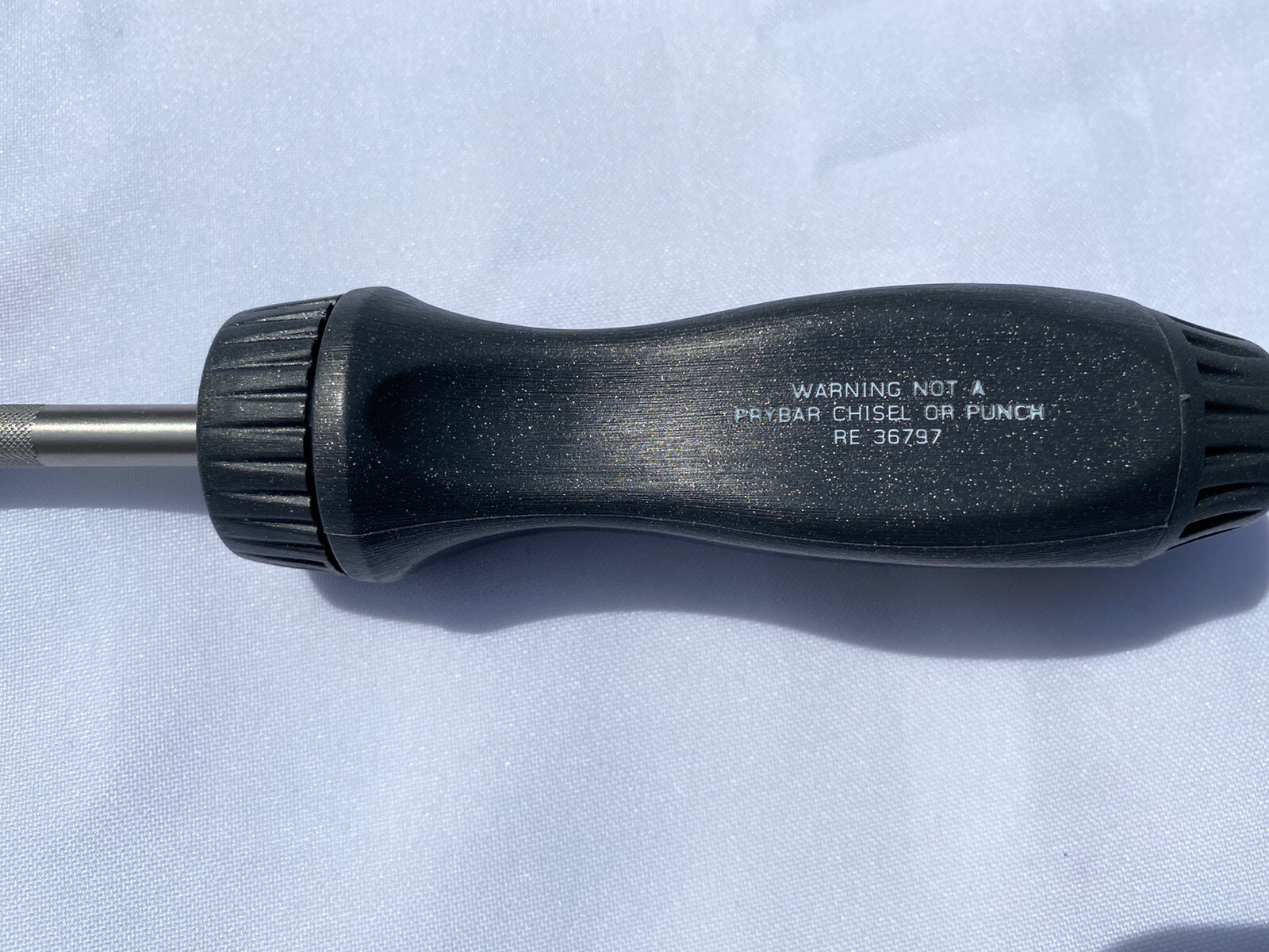 Snap On Ratcheting Screwdriver Dark Titanium Hard Handle SSDMR4BDT