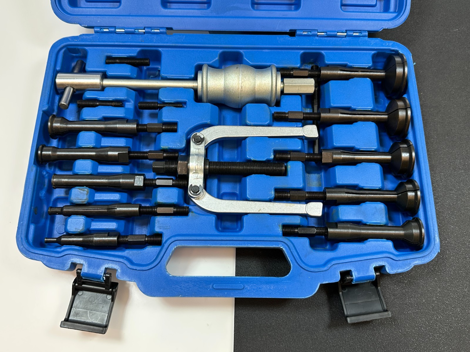 8MILELAKE Blind Inner Bearing Puller, Hole Remover Extractor Set, 16pc w/ Case